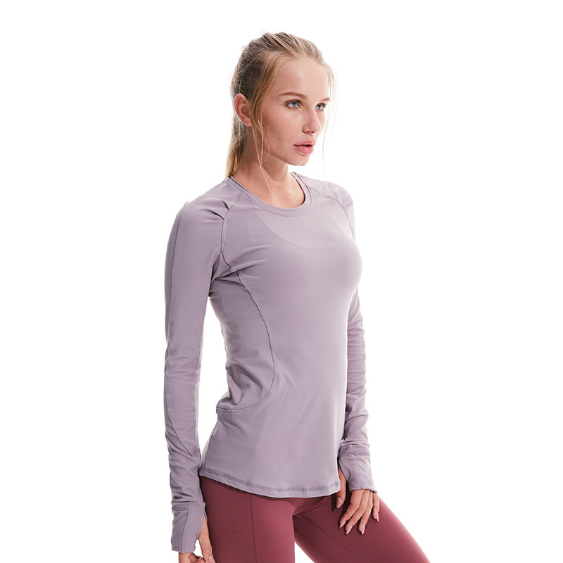 Santic long sleeve t shirts women company for yoga-1