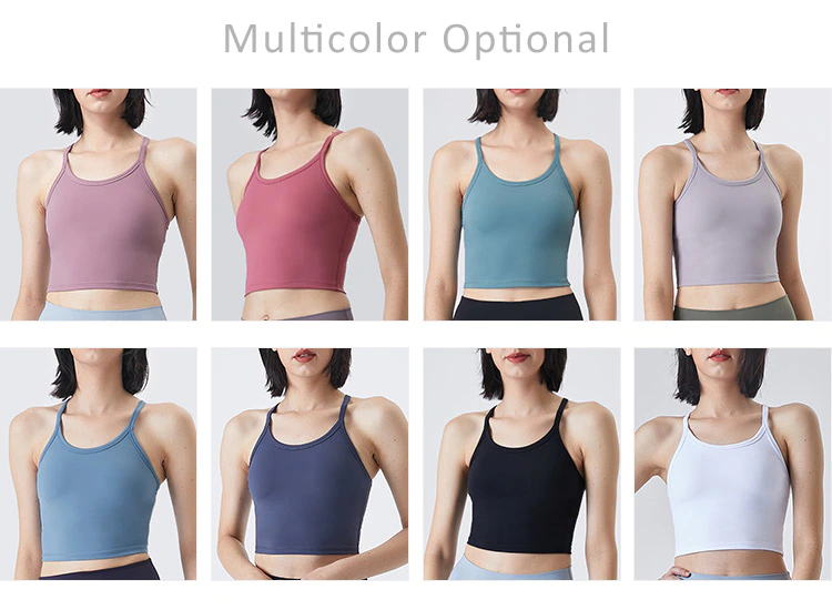 Santic square neck tank top manufacturers for gym