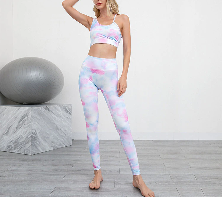 Santic gym leggings and top set manufacturers for cycling