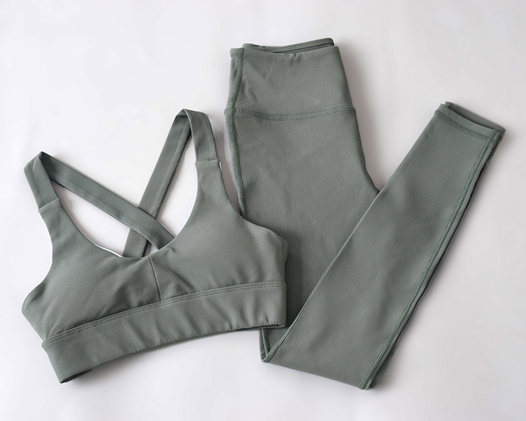 Santic custom yoga dress set for ladies company for running