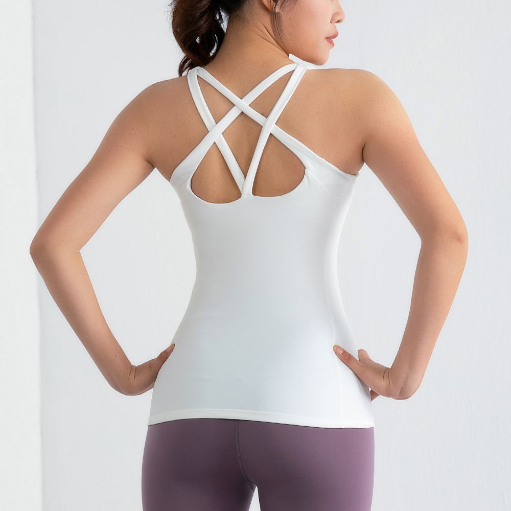 Santic tank top with shelf bra for business for cycling-1