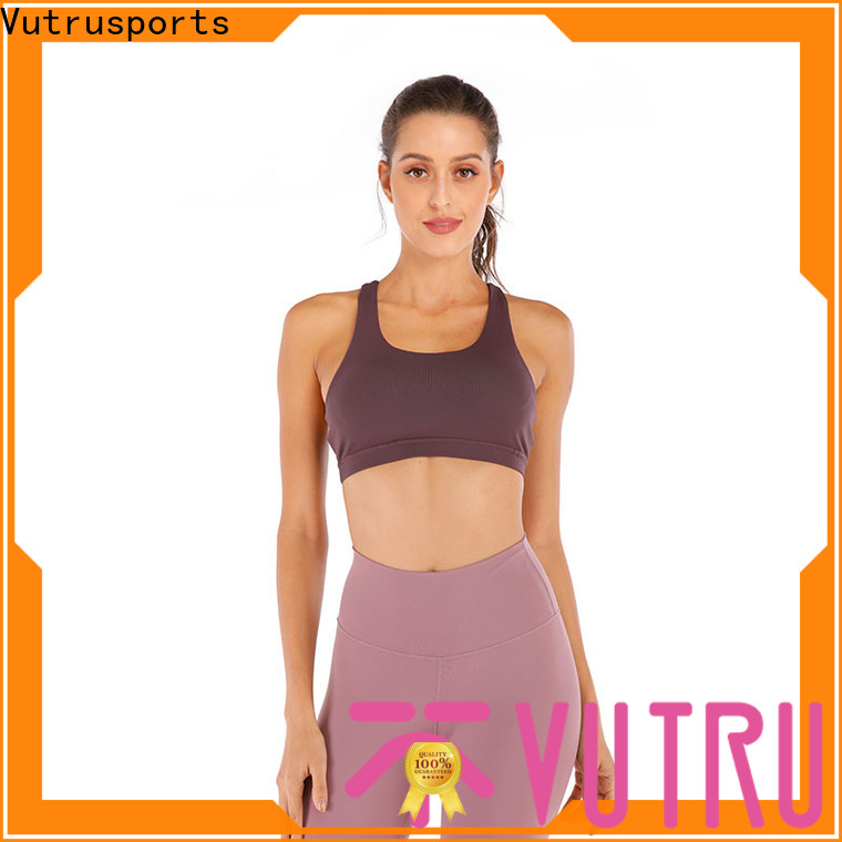 Santic New cotton sports bra suppliers for women