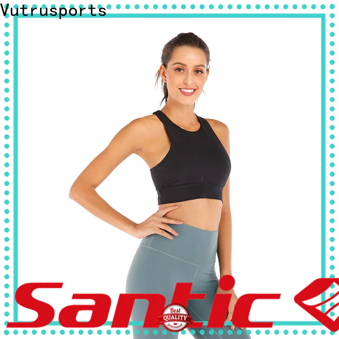 Santic shock absorber run sports bra factory for training