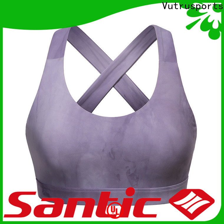 Santic latest breathable sports bra factory for women