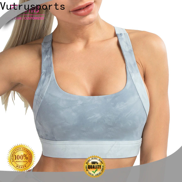 custom cotton sports bra suppliers for gym