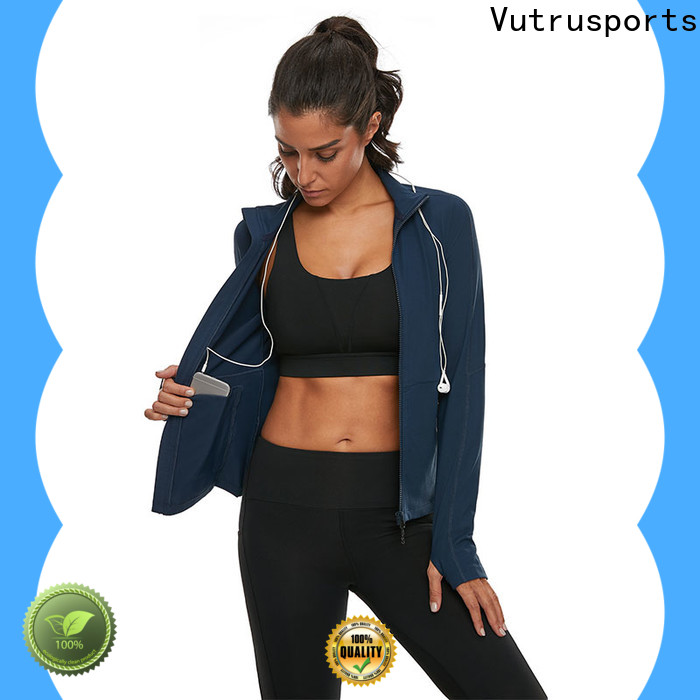 top workout jacket women's suppliers for running
