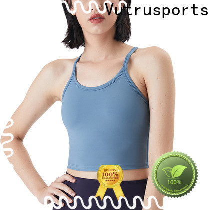 Santic New workout crop tops manufacturers for ladies