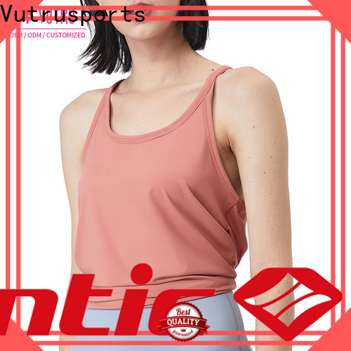 Santic wholesale peplum tank top company for ladies