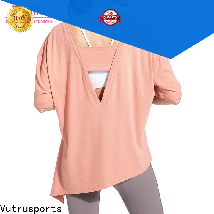 Santic short sleeve yoga top company for ladies