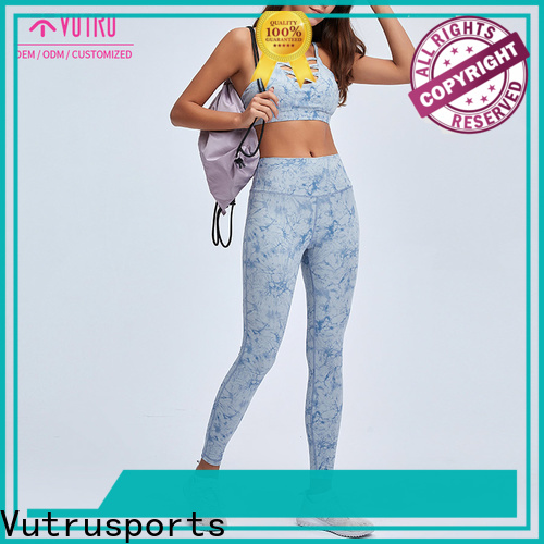 Santic custom yoga dress set for ladies company for running