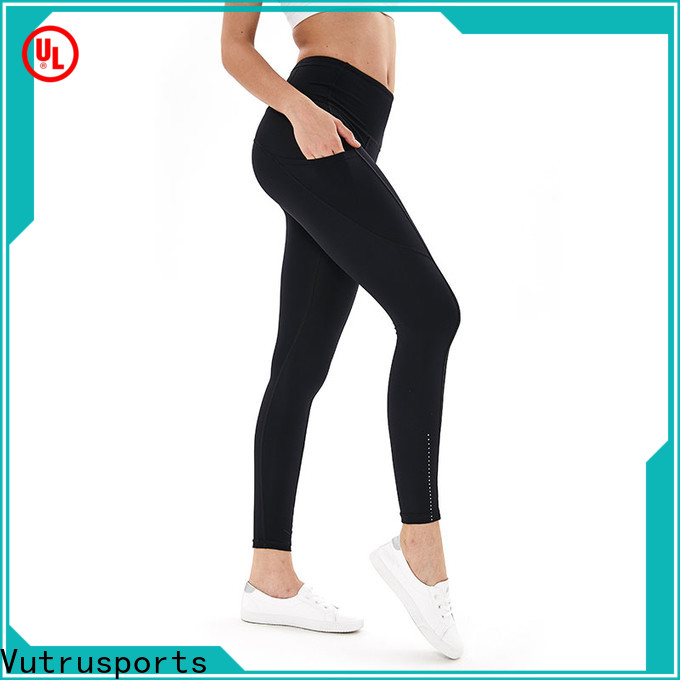 Santic black leather leggings company for training