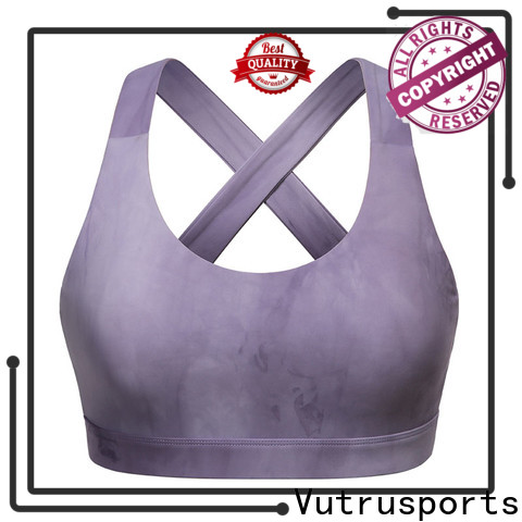Santic New orange sports bra factory for cycling