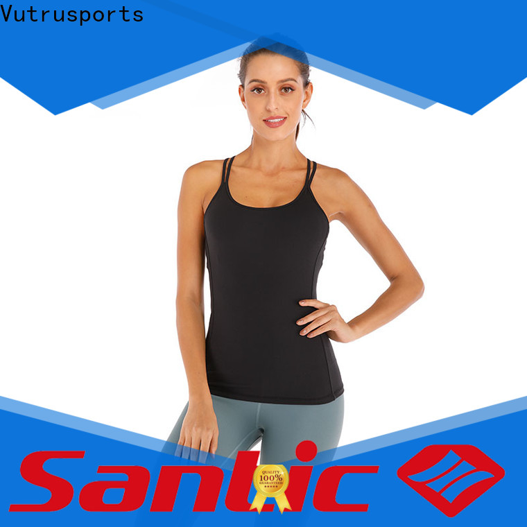 Santic latest leather tank top for business for cycling