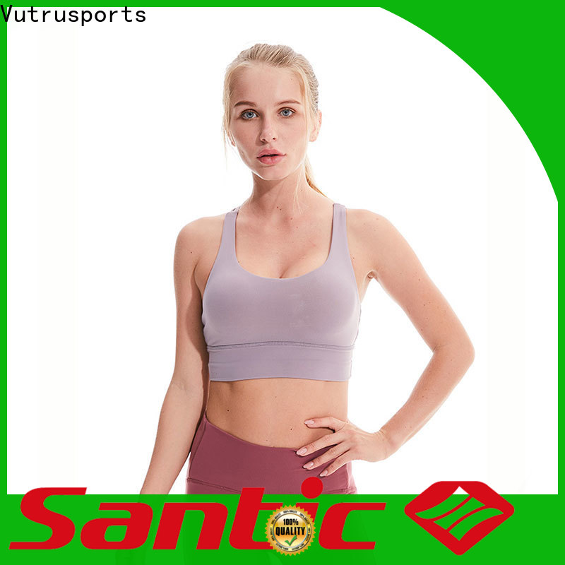 New metallic sports bra manufacturers for ladies