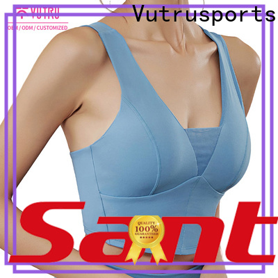 Santic custom rainbow sports bra suppliers for yoga