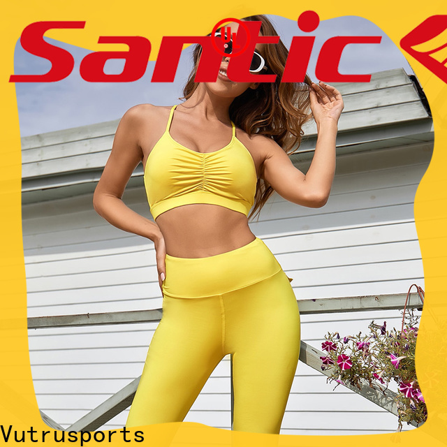 Santic best plus size sports bra factory for ladies