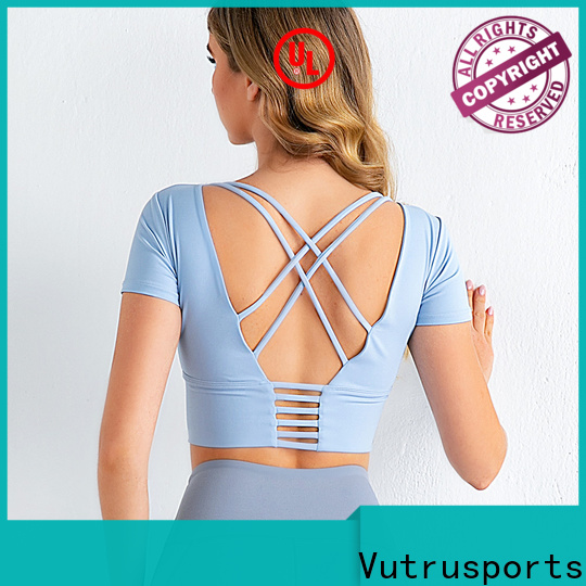 Santic top plain white tank top manufacturers for training