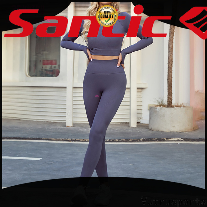 custom long sleeve seamless workout top for business for women