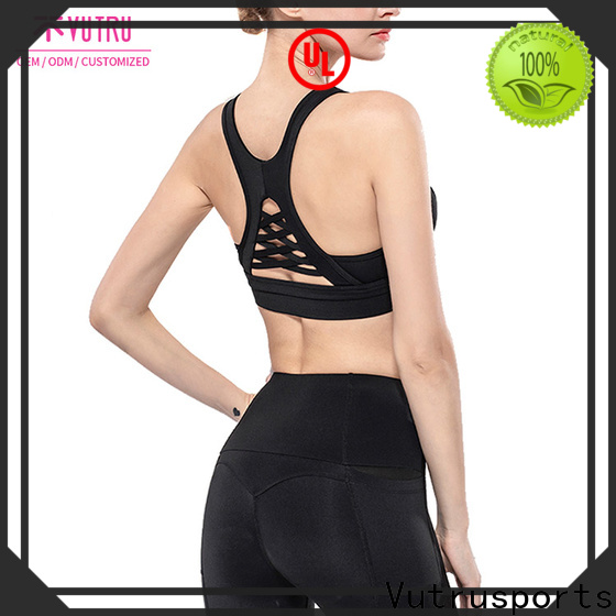 Santic open back sports bra supply for yoga